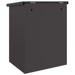 Casa si Gradina - Constructii - Depozitare, transport si protectie - Cutii postale - Cutie pentru colet Negru 44 x 35 x 59 cm Otel - Infinity.ro