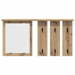 Casa si Gradina - Mobilier - Biblioteci si rafturi - Rafturi - Racator de paltoane montat pe perete cu raft Pe perete stejar artizanal - Infinity.ro