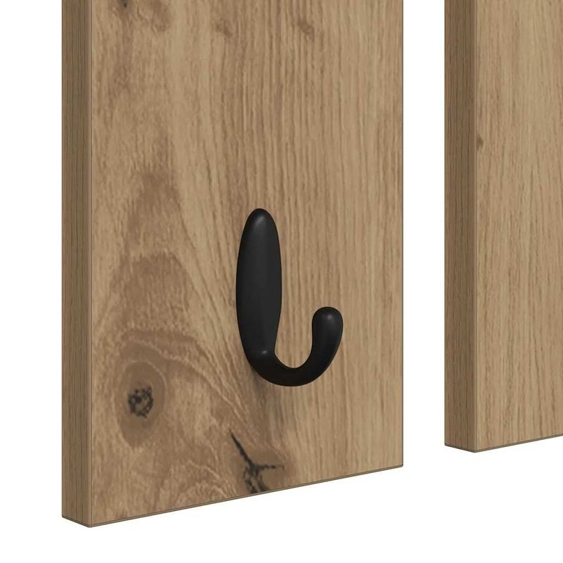 Casa si Gradina - Mobilier - Biblioteci si rafturi - Rafturi - Racator de paltoane montat pe perete cu raft Pe perete stejar artizanal - Infinity.ro