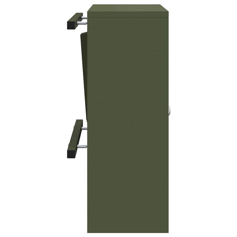 Casa si Gradina - Constructii - Depozitare, transport si protectie - Cutii postale - cutie postala Olivengrønn 30 x 23 x 55 cm Otel - Infinity.ro