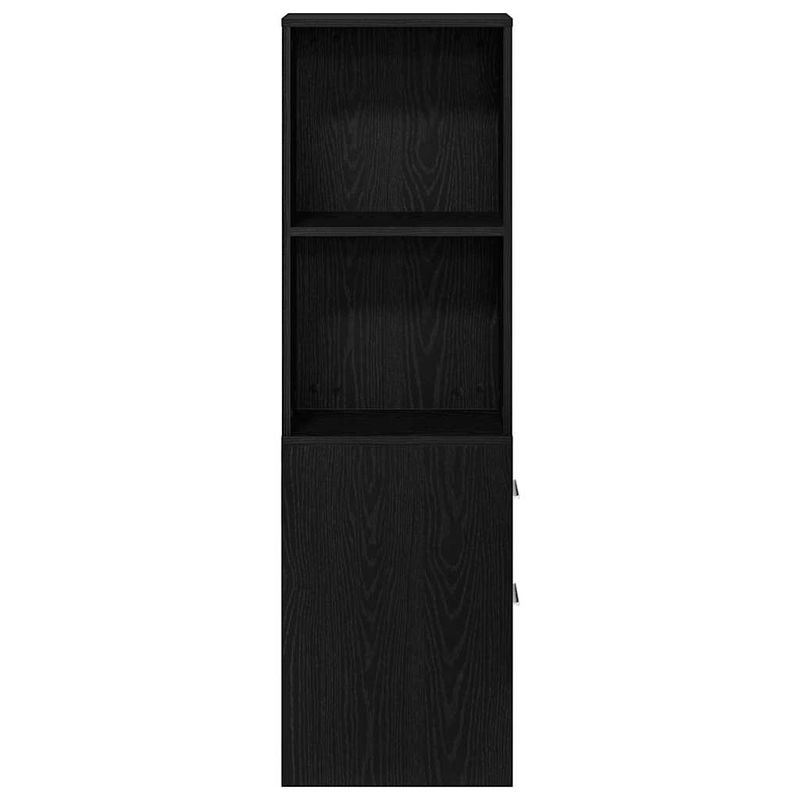Casa si Gradina - Mobilier - Dulapuri si sifoniere - Dulapuri - Dulap Ingust pentru Baie Stejar negru 22 x 41 x 135 cm PAL - Infinity.ro