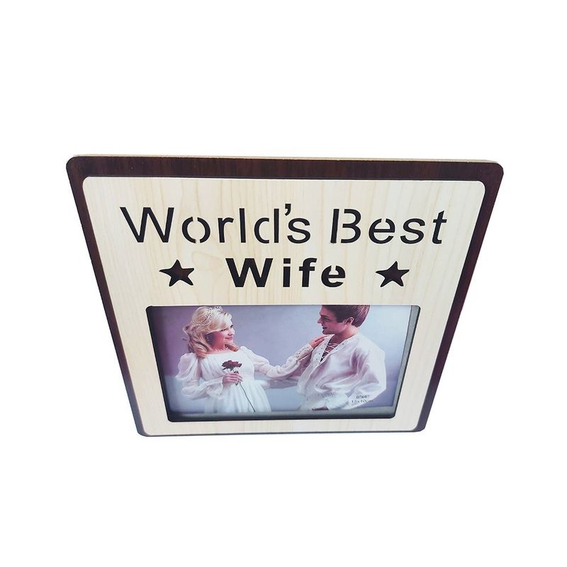 Market - Cadouri - Rame si albume foto - Rama foto 10x15, Worlds Best Wife, 2D23-13 - Infinity.ro