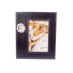 Market - Cadouri - Rame si albume foto - Rama foto 15x10, cu ceas, Piele ecologica, 1D311 - Infinity.ro