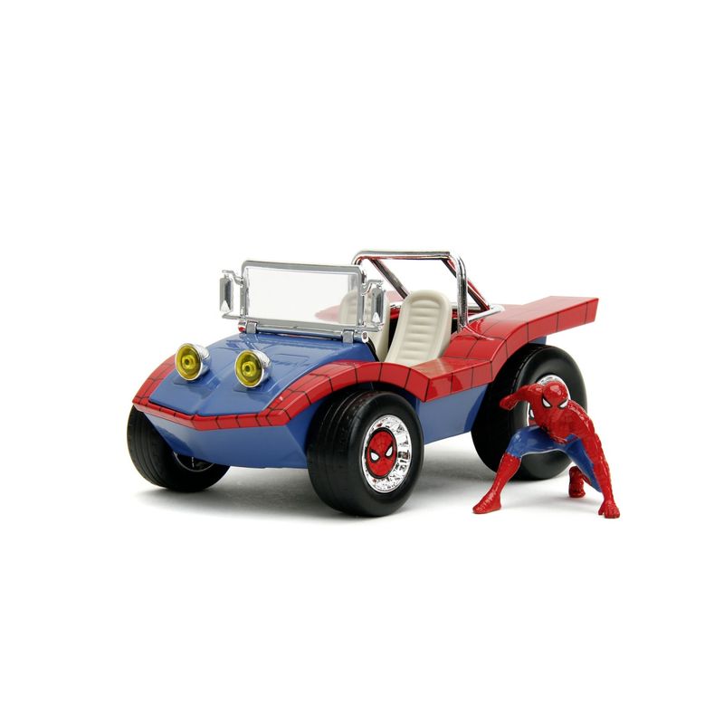 Jucarii, Copii si Bebe - Jucarii si jocuri - Vehicule si jucarii cu telecomanda - Masinute - Jada masinuta metalica spider man buggy 1:24 - Infinity.ro