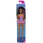 Jucarii, Copii si Bebe - Jucarii si jocuri - Papusi si accesorii - Papusi - Papusa barbie bruneta cu costum de baie inflorat - Infinity.ro