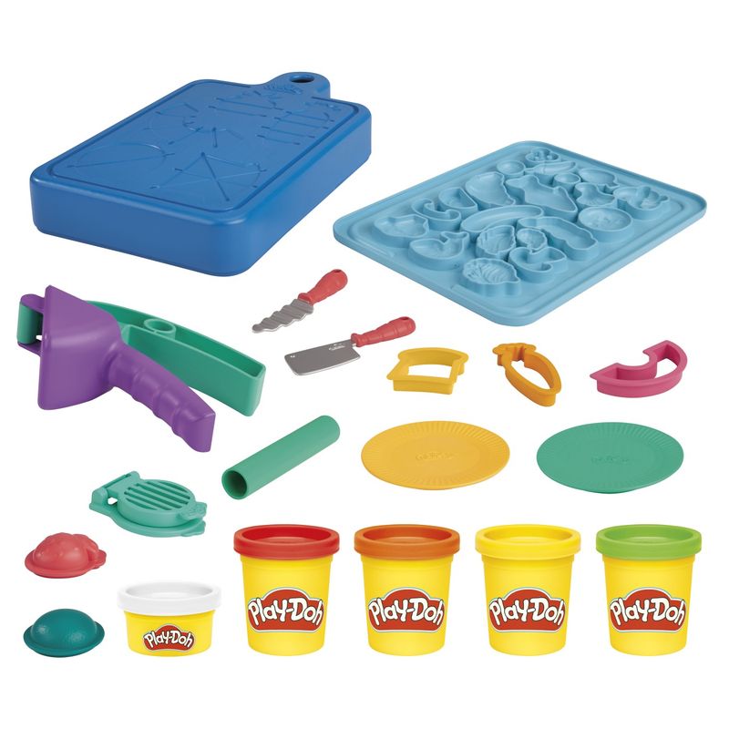 Jucarii, Copii si Bebe - Jucarii si jocuri - Jucarii de rol - Frumusete, bijuterii si accesorii fetite - Playdoh set micul bucatar - Infinity.ro