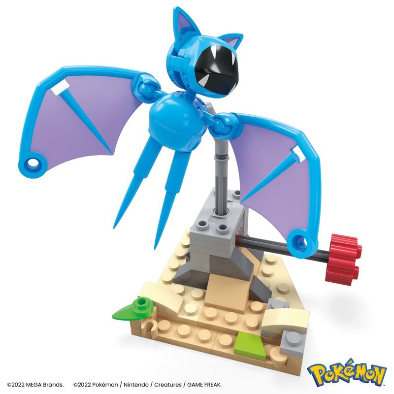 Jucarii, Copii si Bebe - Jucarii si jocuri - Seturi de constructie si cuburi - Seturi de constructie - Pokemon mega set de constructie zborul de noapte al zubat - Infinity.ro
