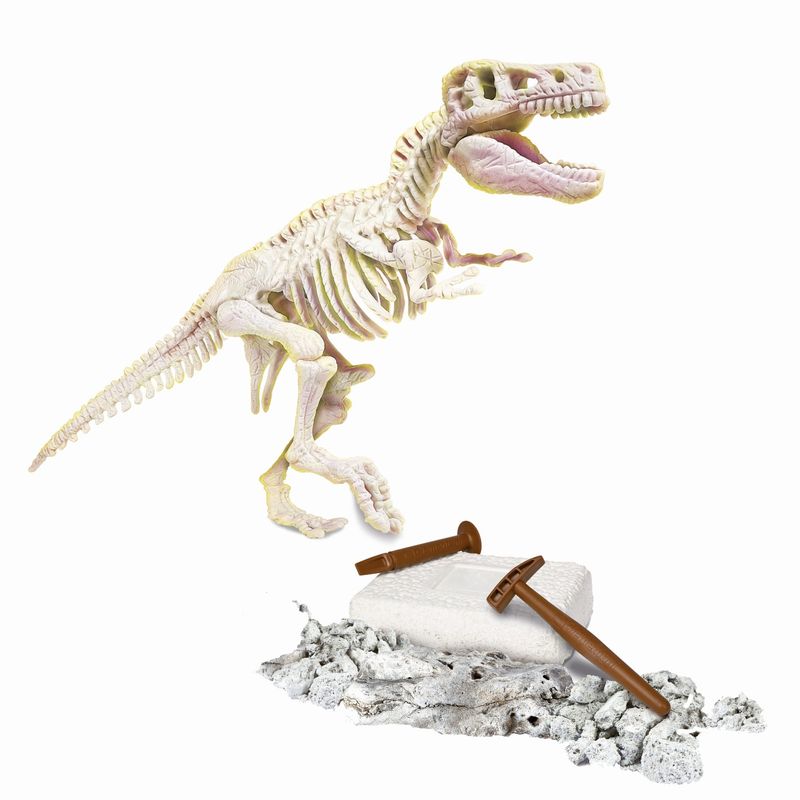 Jucarii, Copii si Bebe - Jucarii si jocuri - Jucarii de rol - Frumusete, bijuterii si accesorii fetite - Stiinta si joaca descopera dinozaurul t-rex fluo - Infinity.ro