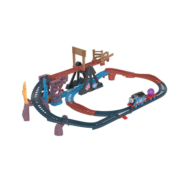 Jucarii, Copii si Bebe - Jucarii si jocuri - Vehicule si jucarii cu telecomanda - Trenulete de jucarie - Thomas set de joaca crystal caves adventure cu locomotiva motorizata thomas - Infinity.ro
