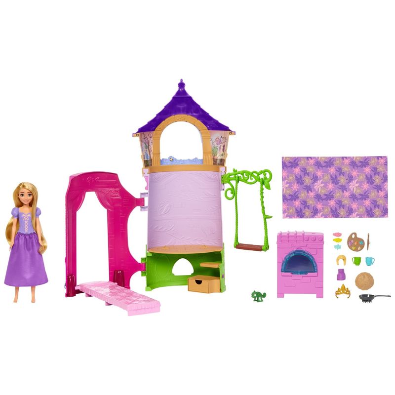 Jucarii, Copii si Bebe - Jucarii si jocuri - Papusi si accesorii - Papusi - Disney princess turnul printesei rapunzel - Infinity.ro