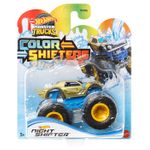 Jucarii, Copii si Bebe - Jucarii si jocuri - Vehicule si jucarii cu telecomanda - Utilaje constructie de jucarie - Hot wheels monster truck camion night shifter cu culori schimbatoare scara 1:64 - Infinity.ro