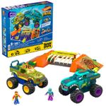 Jucarii, Copii si Bebe - Jucarii si jocuri - Vehicule si jucarii cu telecomanda - Masinute - Hot wheels monster truck mega bloks set mega wrex - Infinity.ro