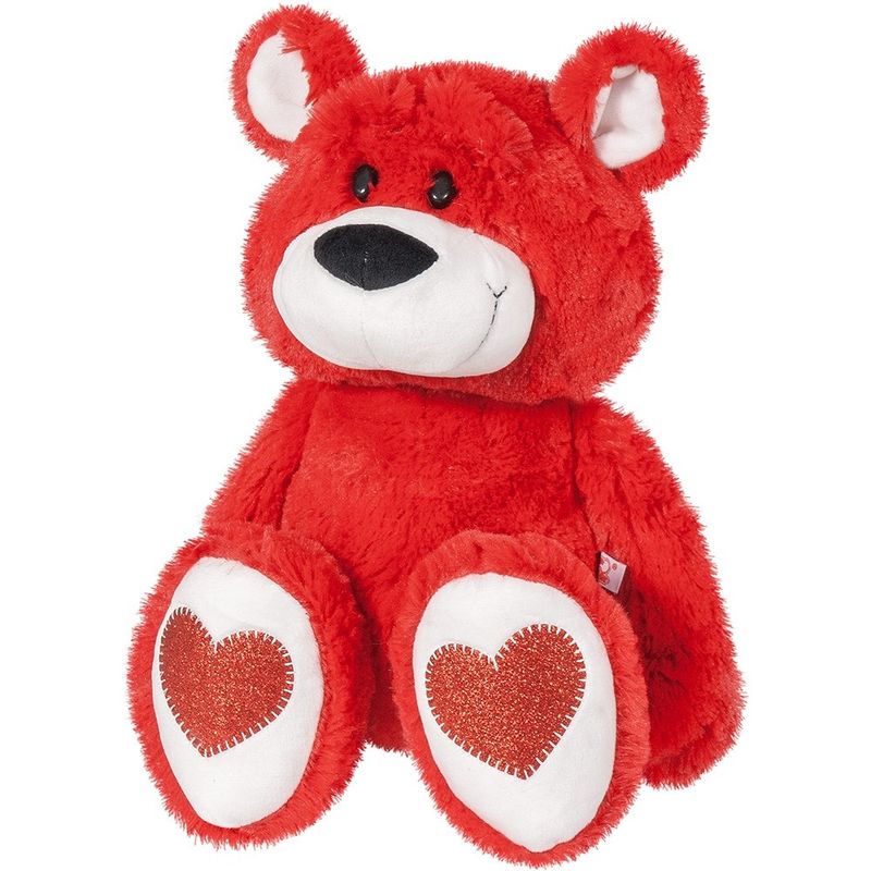 Jucarii, Copii si Bebe - Jucarii si jocuri - Jucarii de plus - Plus ursulet andry bordeaux 45cm - Infinity.ro