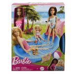 Jucarii, Copii si Bebe - Jucarii si jocuri - Papusi si accesorii - Papusi - Barbie set papusa barbie blonda si piscina - Infinity.ro