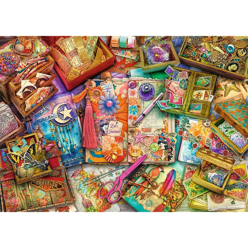 Jucarii, Copii si Bebe - Jucarii si jocuri - Jocuri si puzzle - Puzzle - Puzzle trefl 1000 premium plus tea time un birou plin de inspiratie - Infinity.ro