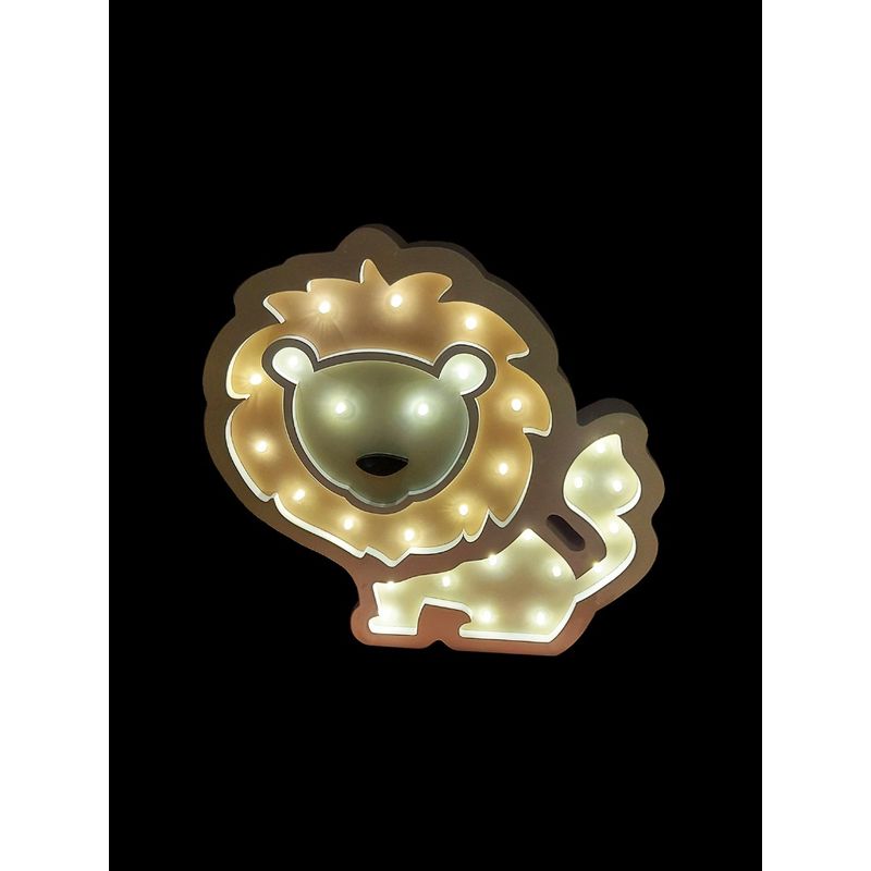 Casa si Gradina - Corpuri si surse de iluminat - Veioze si lampi - Veioze - Lampa de veghe cu leduri, In forma de Leu, 33 cm, 6818-6A - Infinity.ro