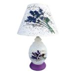 Casa si Gradina - Corpuri si surse de iluminat - Veioze si lampi - Veioze - Veioza cu imprimeu buchete de lavanda, soclu E17, 40W, 569E - Infinity.ro