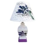 Casa si Gradina - Corpuri si surse de iluminat - Veioze si lampi - Veioze - Veioza cu imprimeu buchete de lavanda, soclu E17, 40W, 570E - Infinity.ro