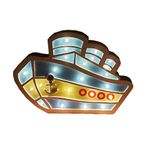 Casa si Gradina - Corpuri si surse de iluminat - Veioze si lampi - Veioze - Lampa de veghe cu leduri, In forma de Nava, 29 cm, 6818-9A - Infinity.ro