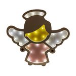 Casa si Gradina - Corpuri si surse de iluminat - Veioze si lampi - Veioze - Lampa de veghe cu leduri, In forma de Ingeras, 30 cm, 6818-3B - Infinity.ro