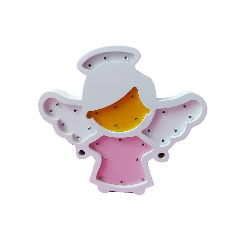 Casa si Gradina - Corpuri si surse de iluminat - Veioze si lampi - Veioze - Lampa de veghe cu leduri, In forma de Ingeras, 30 cm, 6818-3B - Infinity.ro