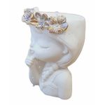 Casa si Gradina - Decoratiuni - Aromaterapie si lumanari - Suporturi lumanari - Suport Lumanare, Fetita, Alb, DVTR008 - Infinity.ro