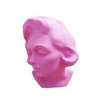 Casa si Gradina - Decoratiuni - Obiecte decorative - Vaze si boluri decorative - Vaza decorativa, Bust femeie, Vintage Roz, 21 cm, 356310DV - Infinity.ro