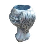 Casa si Gradina - Decoratiuni - Obiecte decorative - Vaze si boluri decorative - Vaza decorativa, Bust femeie, Vintage Gri, 23 cm, 356309DV - Infinity.ro