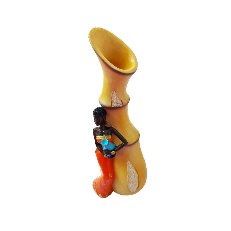 Casa si Gradina - Decoratiuni - Obiecte decorative - Vaze si boluri decorative - Vaza decorativa, Africana, 38 cm, 334IZ - Infinity.ro
