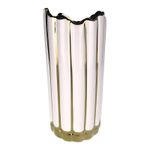 Casa si Gradina - Decoratiuni - Obiecte decorative - Vaze si boluri decorative - Vaza decorativa eleganta din ceramica, 20 cm, Alb, 789H-2 - Infinity.ro