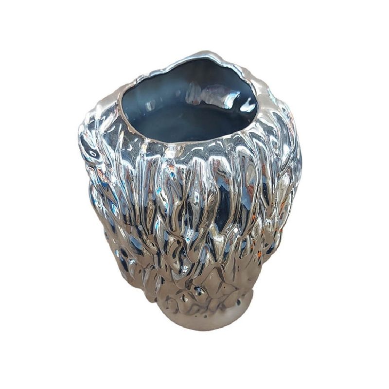 Casa si Gradina - Decoratiuni - Obiecte decorative - Vaze si boluri decorative - Vaza decorativa, Bust barbat, Argintiu, 17 cm, 356322DV-1 - Infinity.ro