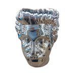 Casa si Gradina - Decoratiuni - Obiecte decorative - Vaze si boluri decorative - Vaza decorativa, Bust barbat, Argintiu, 17 cm, 356322DV-1 - Infinity.ro