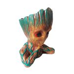 Casa si Gradina - Decoratiuni - Obiecte decorative - Vaze si boluri decorative - Vaza decorativa Groot, Verde, 22 cm, 356329DV - Infinity.ro