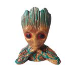 Casa si Gradina - Decoratiuni - Obiecte decorative - Vaze si boluri decorative - Vaza decorativa Groot, Verde, 22 cm, 356329DV - Infinity.ro