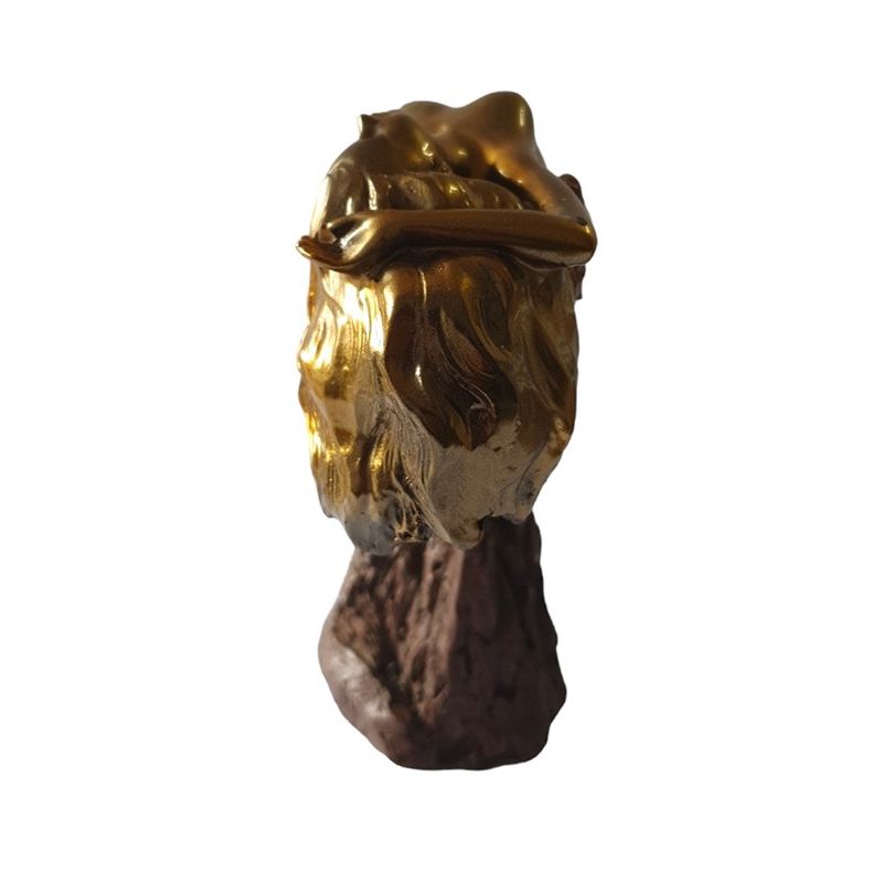 Casa si Gradina - Decoratiuni - Obiecte decorative - Accesorii decorative - Statueta decorativa, Femeie,  Auriu, 17 cm, GXL003 - Infinity.ro