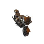Casa si Gradina - Decoratiuni - Obiecte decorative - Accesorii decorative - Motocicleta decorativa, Din metal, Negru, 17 cm, 356-3D - Infinity.ro