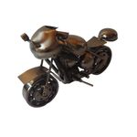 Casa si Gradina - Decoratiuni - Obiecte decorative - Accesorii decorative - Motocicleta decorativa, Din metal, Negru, 17 cm, 356-3D - Infinity.ro