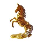 Casa si Gradina - Decoratiuni - Obiecte decorative - Accesorii decorative - Statueta in forma de Cal, Auriu, 35 cm, TZ543A - Infinity.ro