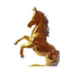 Casa si Gradina - Decoratiuni - Obiecte decorative - Accesorii decorative - Statueta in forma de Cal, Auriu, 35 cm, TZ543A - Infinity.ro
