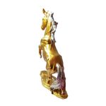 Casa si Gradina - Decoratiuni - Obiecte decorative - Accesorii decorative - Statueta in forma de Cal, Auriu, 35 cm, TZ543A - Infinity.ro
