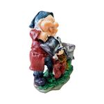 Casa si Gradina - Decoratiuni - Obiecte decorative - Accesorii decorative - Statueta decorativa, Pitic, Multicolor, 19 cm, DVG0123P - Infinity.ro