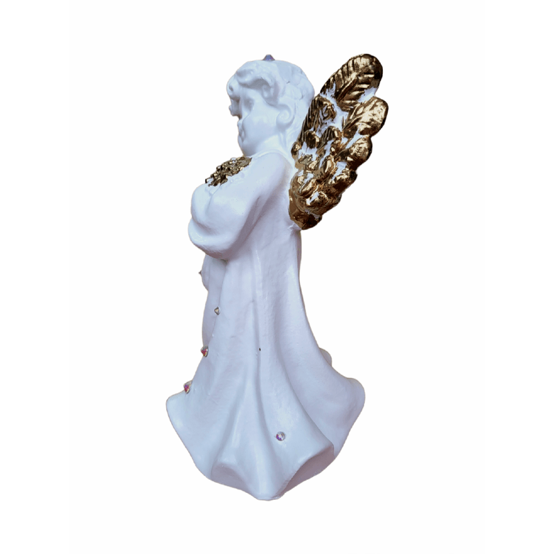 Casa si Gradina - Decoratiuni - Obiecte decorative - Accesorii decorative - Statueta decorativa, Inger, Alb, 23 cm, DVAN0601-3G - Infinity.ro