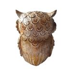 Casa si Gradina - Decoratiuni - Obiecte decorative - Accesorii decorative - Statueta decorativa, Bufnita, Auriu, 11 cm, GA29198 - Infinity.ro
