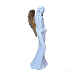Casa si Gradina - Decoratiuni - Obiecte decorative - Accesorii decorative - Statueta decorativa, Inger, Alb, 33 cm, DVAN0045-3G - Infinity.ro