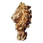 Casa si Gradina - Decoratiuni - Obiecte decorative - Accesorii decorative - Statueta decorativa, Leu, Auriu, 32 cm, DVID11 - Infinity.ro