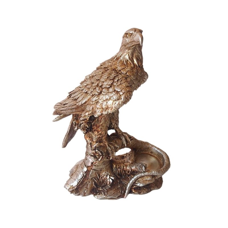 Casa si Gradina - Decoratiuni - Obiecte decorative - Accesorii decorative - Statueta decorativa, Vultur, Argintiu, 22 cm, DVR0997 - Infinity.ro