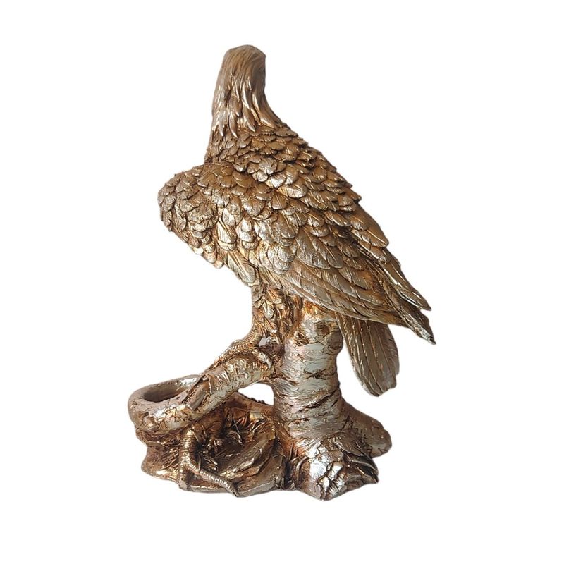 Casa si Gradina - Decoratiuni - Obiecte decorative - Accesorii decorative - Statueta decorativa, Vultur, Argintiu, 22 cm, DVR0997 - Infinity.ro