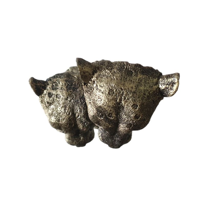 Casa si Gradina - Decoratiuni - Obiecte decorative - Accesorii decorative - Statueta decorativa, Leoaice, Argintiu, 13 cm, XQ4004 - Infinity.ro