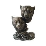 Casa si Gradina - Decoratiuni - Obiecte decorative - Accesorii decorative - Statueta decorativa, Leoaice, Argintiu, 13 cm, XQ4004 - Infinity.ro