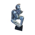 Casa si Gradina - Decoratiuni - Obiecte decorative - Accesorii decorative - Statueta Decorativa Masca, Indragostiti, Argintiu, 28 cm, 064SX-1 - Infinity.ro